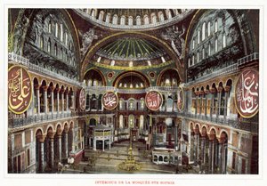 Interieur Van De Hagia Sophia Moskee door European Photographer